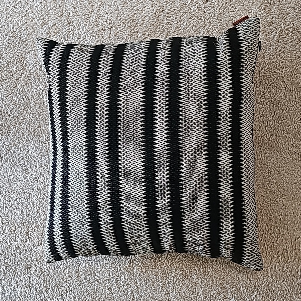 Black and white zigzag chevron Missoni Home Pillow